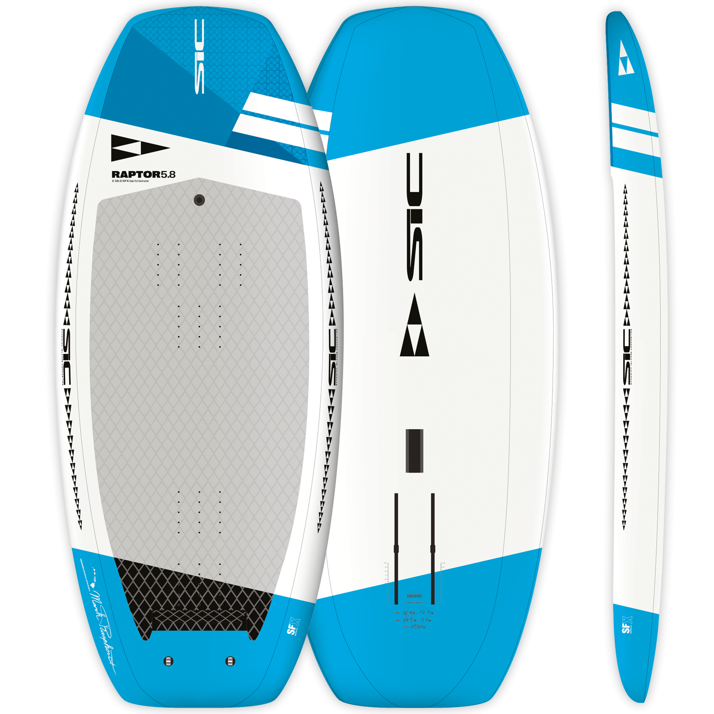 SIC Raptor Wing Foil Board (110L, 120L, 130L) — 5'8 x 28 x 110L