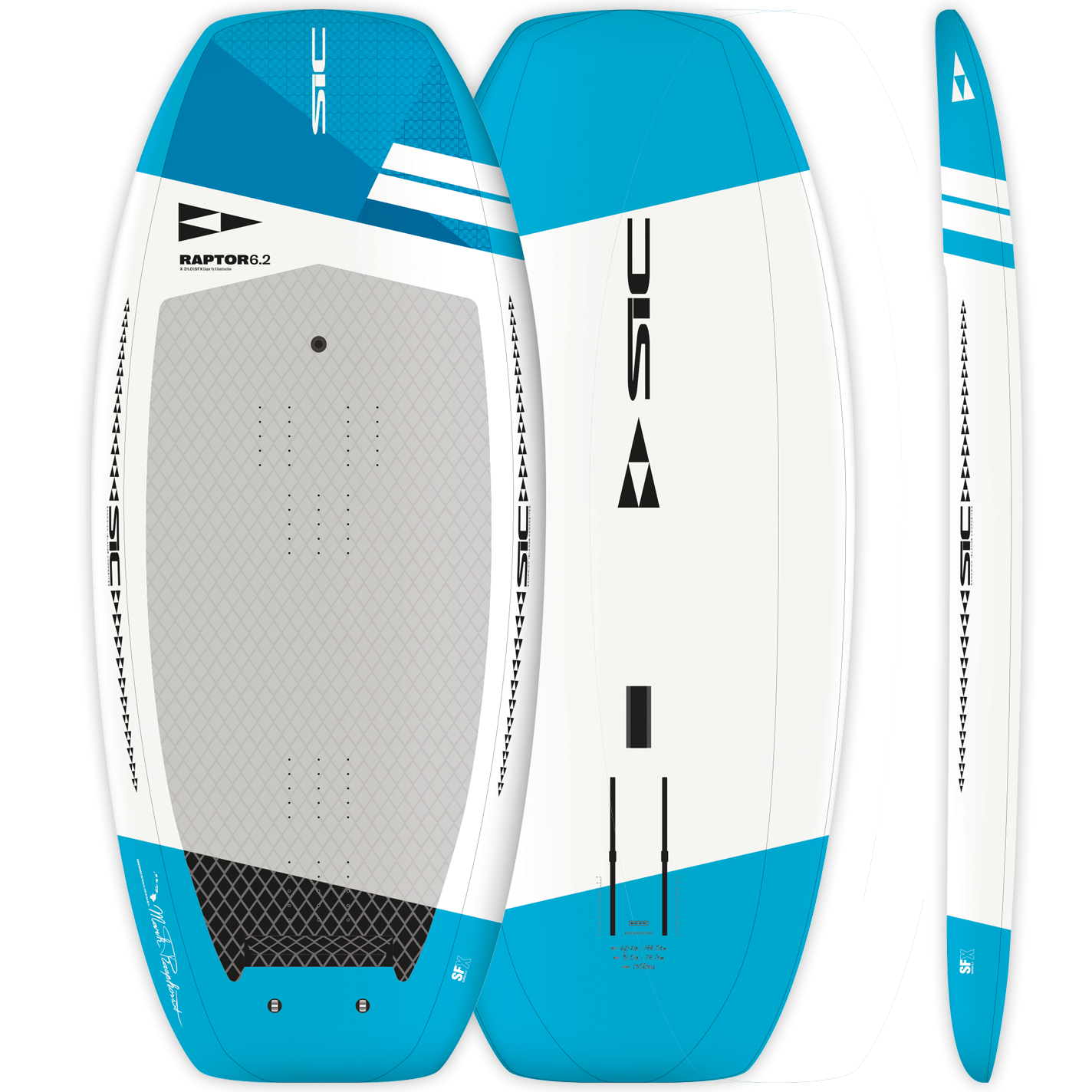 SIC Raptor Wing Foil Board (110L, 120L, 130L) — 6'2 x 31 x 130L