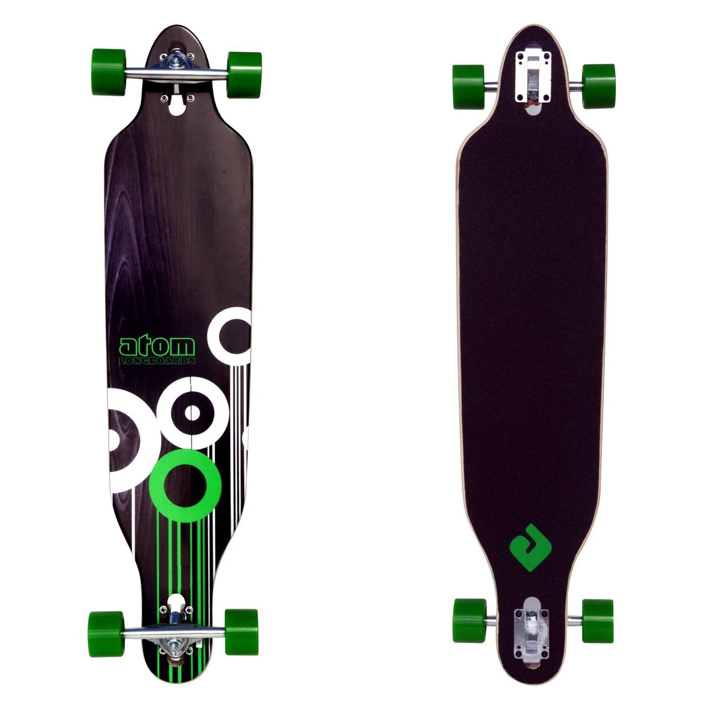 Atom Drop-Through Longboard - 41 Inch - Green