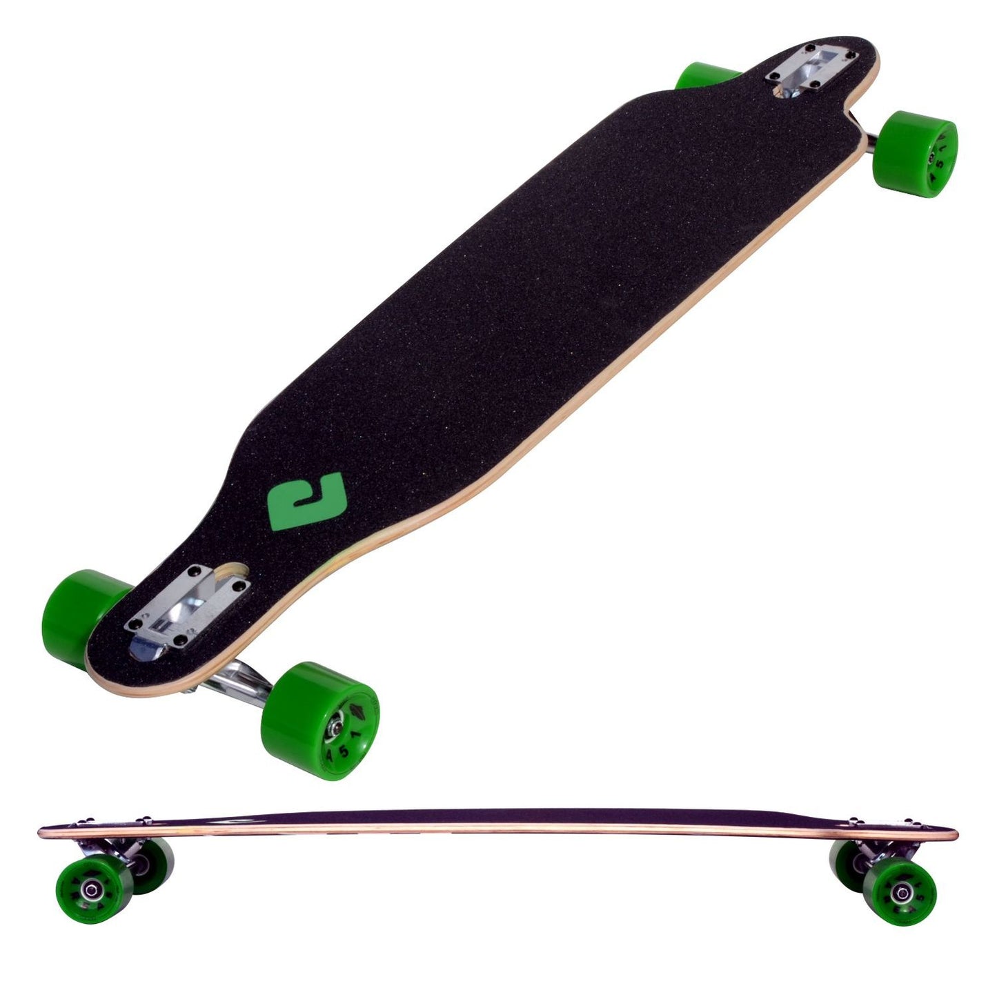 Atom Drop-Through Longboard - 41 Inch - Green