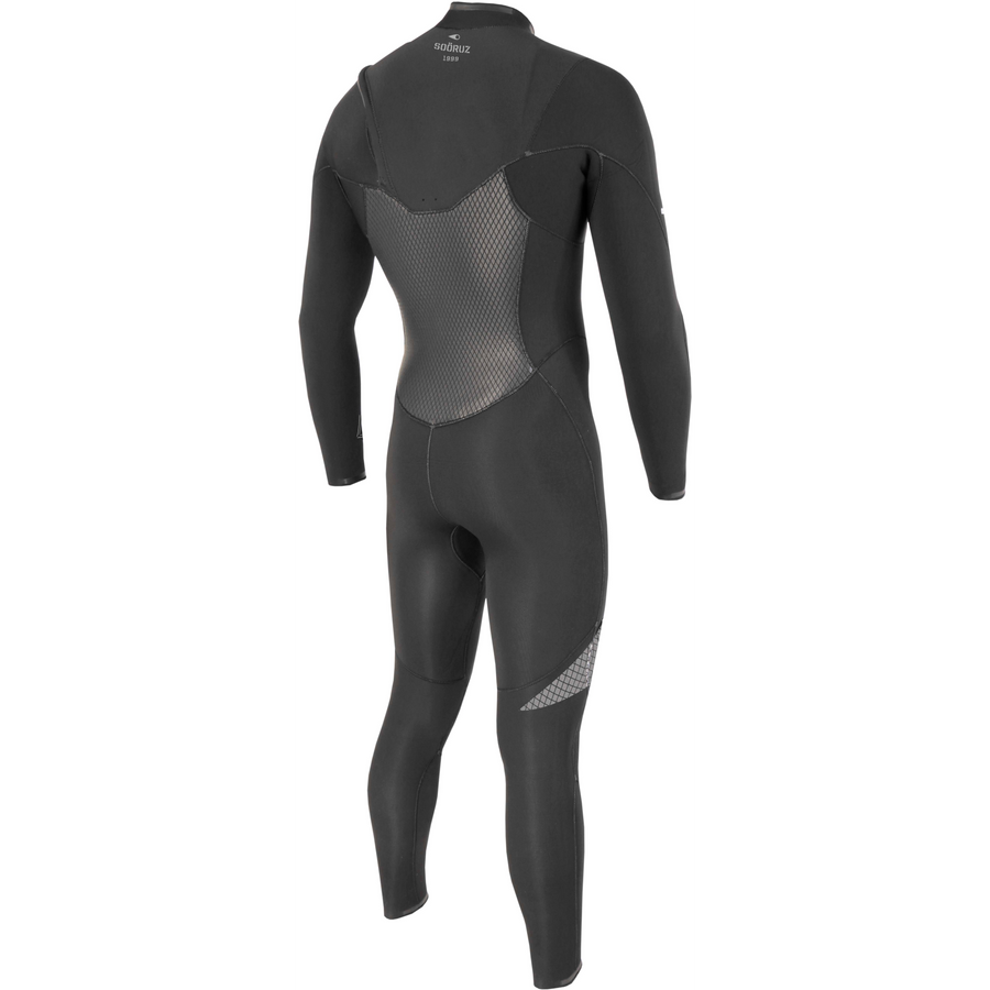 Sooruz FIGHTER 5/4/3 Fullsuit Chest Zip - Black (H22) — Combinaison Surf