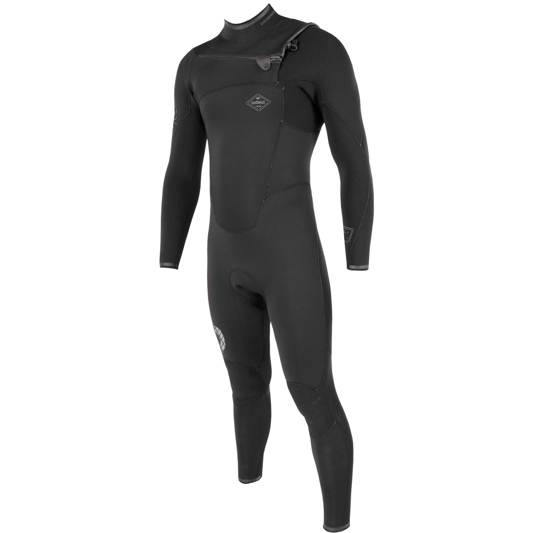 Sooruz FIGHTER 5/4/3 Fullsuit Chest Zip - Black (H22) — Combinaison Surf