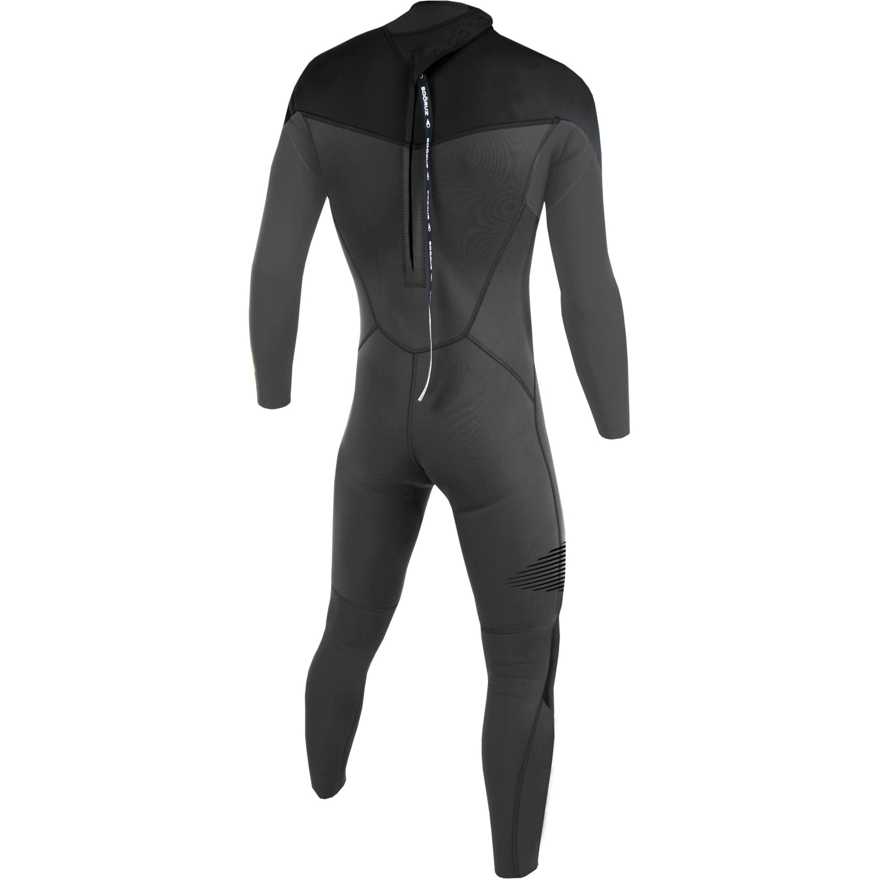 Sooruz FLY+ 5/4 Mens Fullsuit Back Zip - Grey (H22) — Combinaison Surf Plus