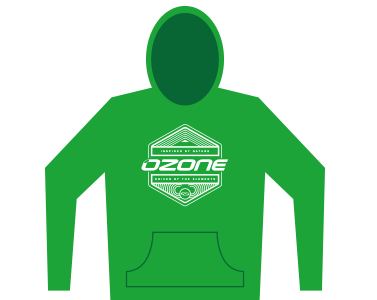 Ozone Inspired Hoody — Mens Medium / Green