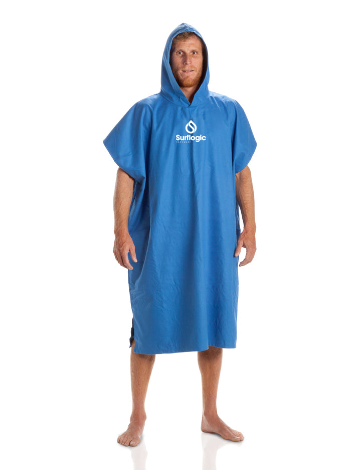 Surflogic Microfiber Poncho — Blue