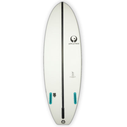 Appletree Klokhouse Noseless White Line Kite Surfboard