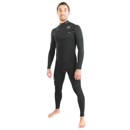 Sooruz GURU PRO 4/3 Men's Fullsuit Chest Zip - Black