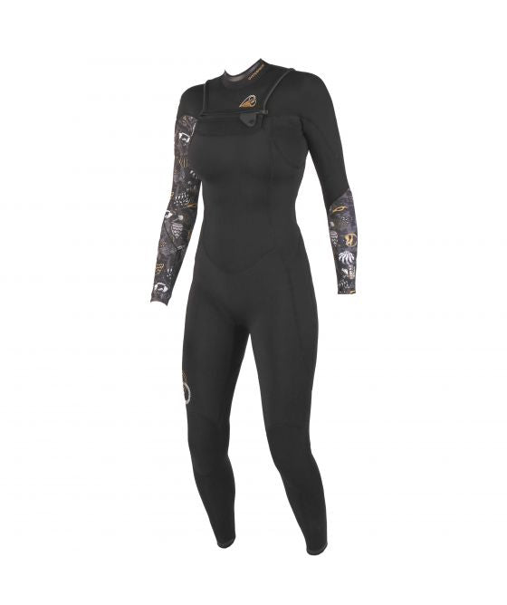 Sooruz Divine 4/3 Fullsuit Front Zip (E22) — XS / Black