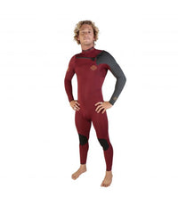 Sooruz FIGHTER 3/2 Fullsuit Chest Zip (E21) — Oysterprene..