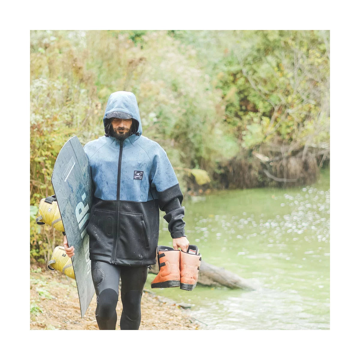Sooruz Westside  Zipped Neoprene Jacket (E22) — Neo Zip Hood