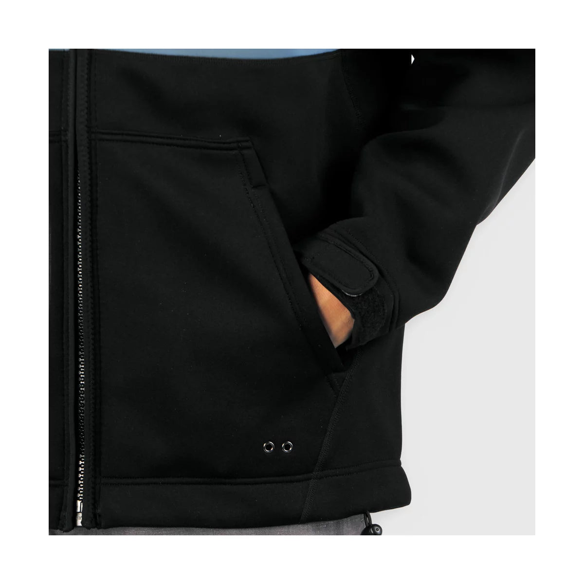 Sooruz Westside  Zipped Neoprene Jacket (E22) — Neo Zip Hood