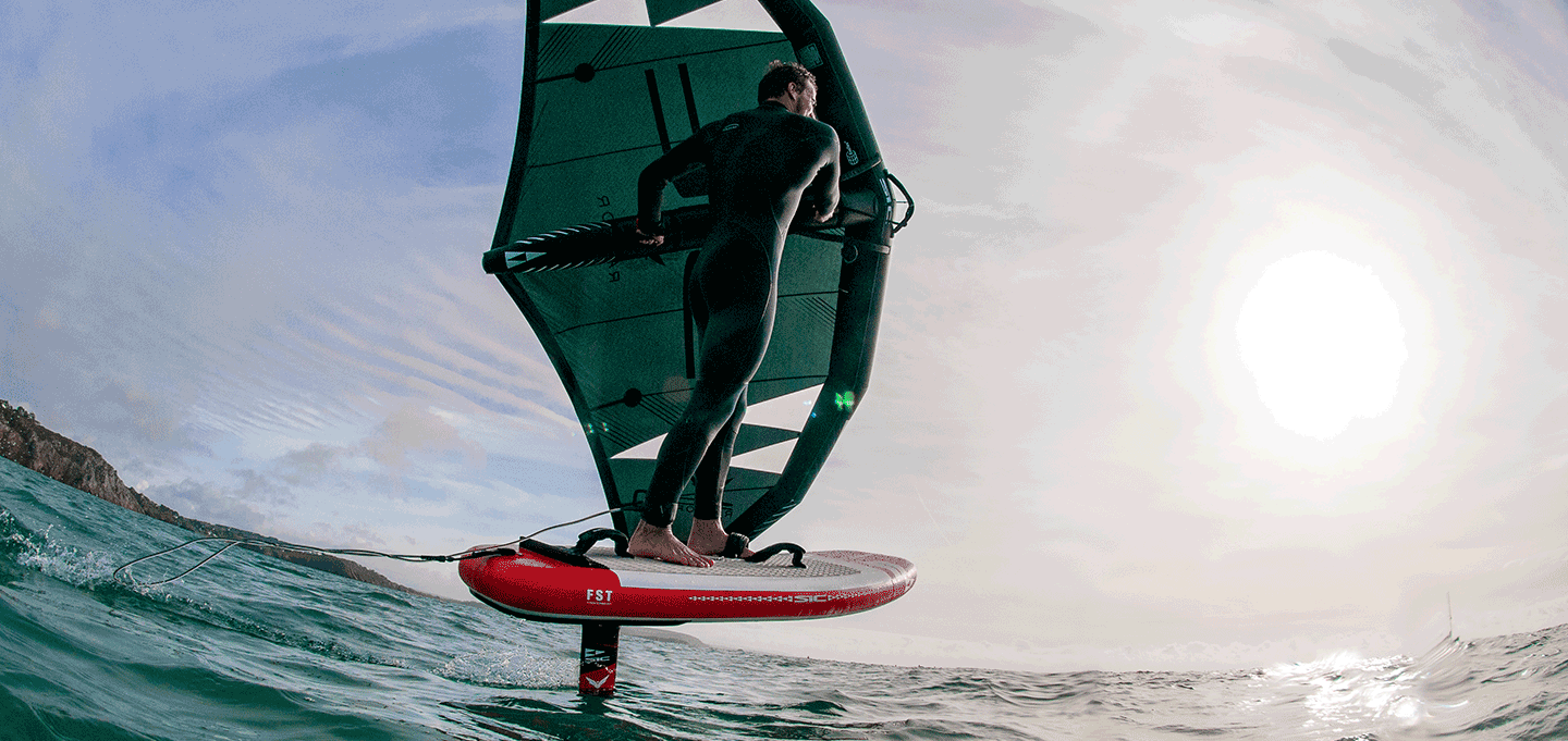 SIC Raptor Air Inflatable Foil Board (120L, 130L) — Explore Left