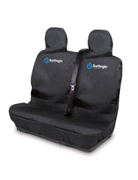Surflogic Waterproof Car Seat Cover Double — Black — Black