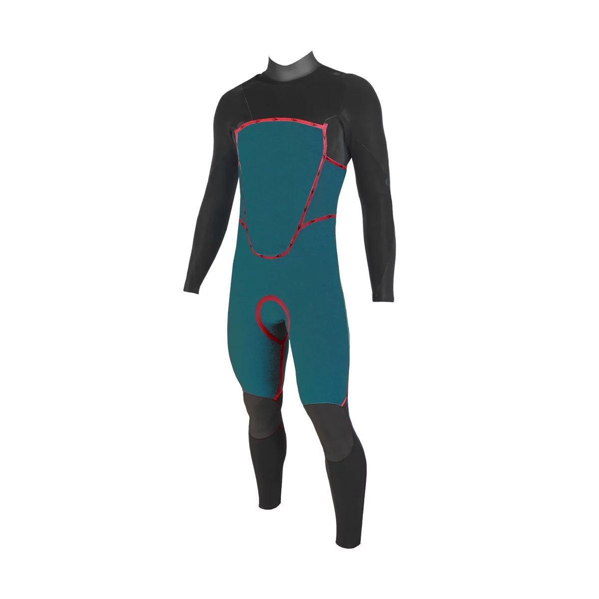 Sooruz FIGHTER 5/4/3 Fullsuit Chest Zip - Black (H22) — Wetsuits Oysterprene