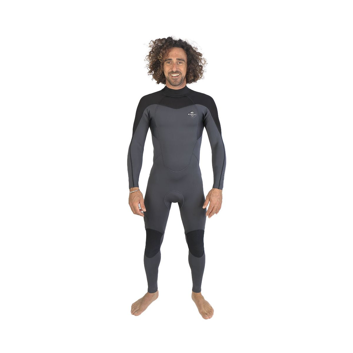 Sooruz FLY+ 5/4 Mens Fullsuit Back Zip - Grey (H22) — Yfuyf